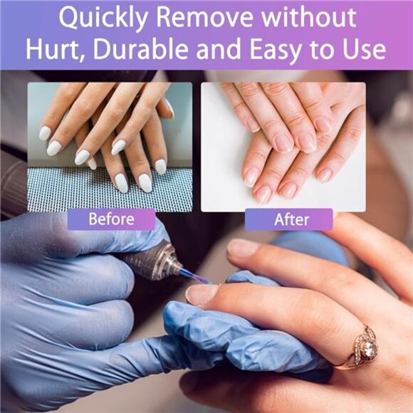 Nail Drill Bits, 10Pcs 3/32 inch Tungsten Carbide Drill Bit Set, - Picture 6 of 7